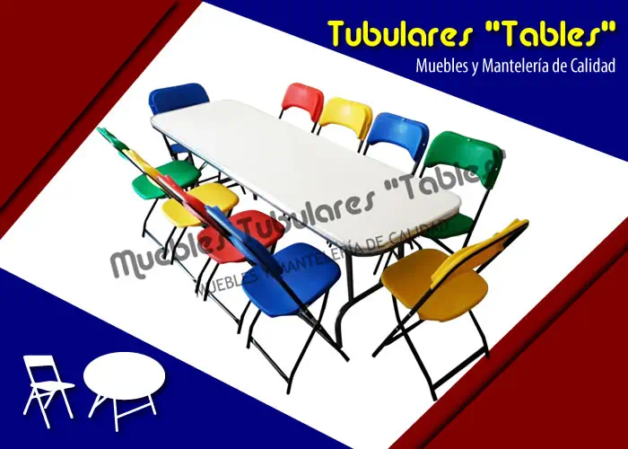 TUBULARES TABLES - SOLO MUEBLES DE CALIDAD - ENTREGAMOS A TODA LA REPÚBLICA -