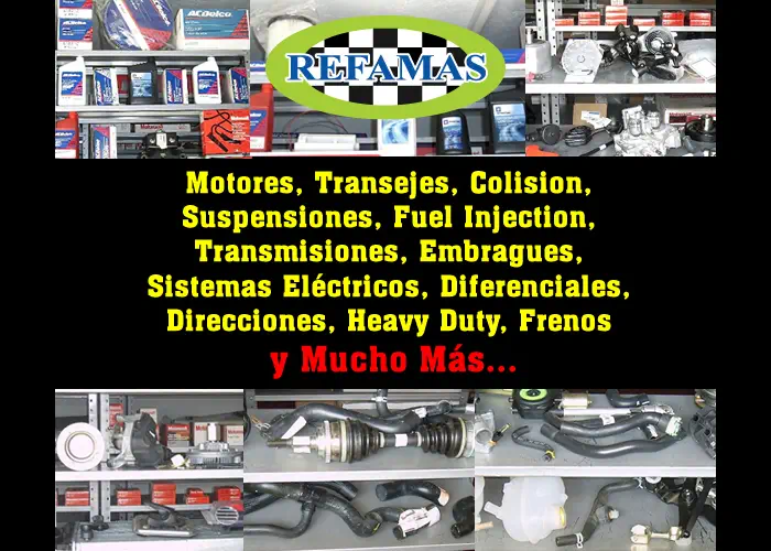 REFACCIONARIA  REFAMAS  MARCAS FORD, GM Y CHRYSLER