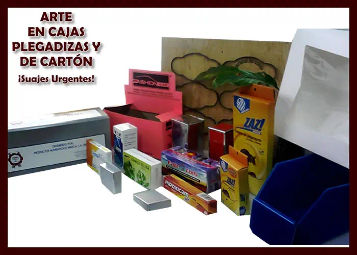 ARTE EN CAJAS PLEGADIZAS Y DE CARTON
