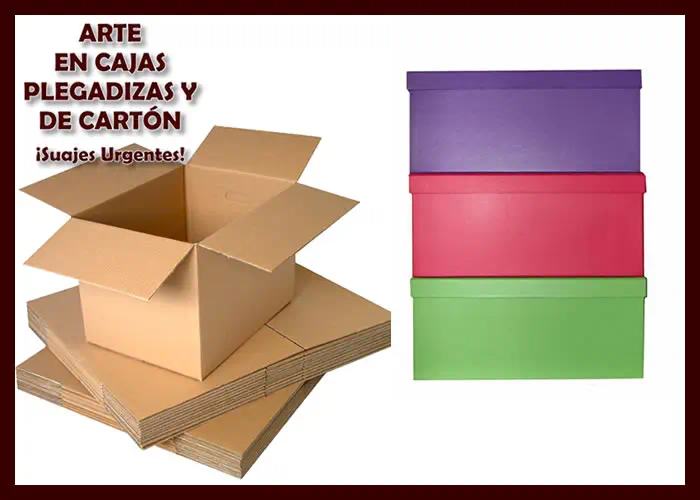 ARTE EN CAJAS PLEGADIZAS Y DE CARTON