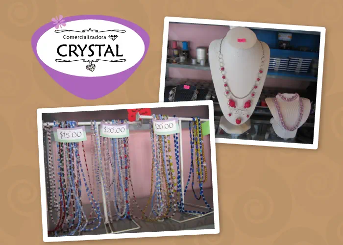 COMERCIALIZADORA CRYSTAL: ACCESORIOS, MATERIALES Y MAQUILA DE BISUTERÍA